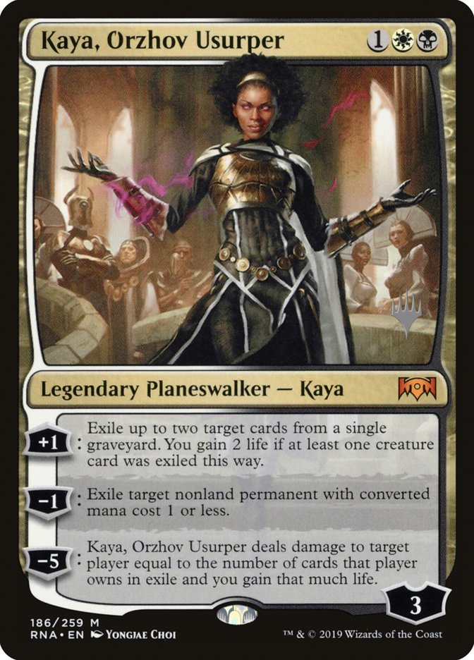 Kaya, Orzhov Usurper (Promo Pack) [Ravnica Allegiance Promos] | Golgari Games