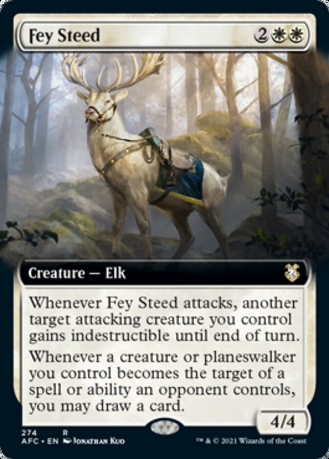 Fey Steed (Extended Art) [Dungeons & Dragons: Adventures in the Forgotten Realms Commander] | Local Legends