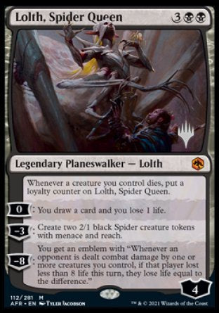 Lolth, Spider Queen (Promo Pack) [Dungeons & Dragons: Adventures in the Forgotten Realms Promos] | Golgari Games