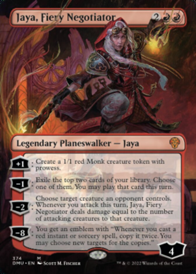 Jaya, Fiery Negotiator (Borderless) [Dominaria United] | Golgari Games