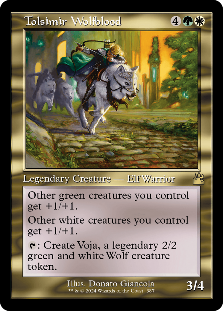 Tolsimir Wolfblood (Retro Frame) [Ravnica Remastered] | Local Legends