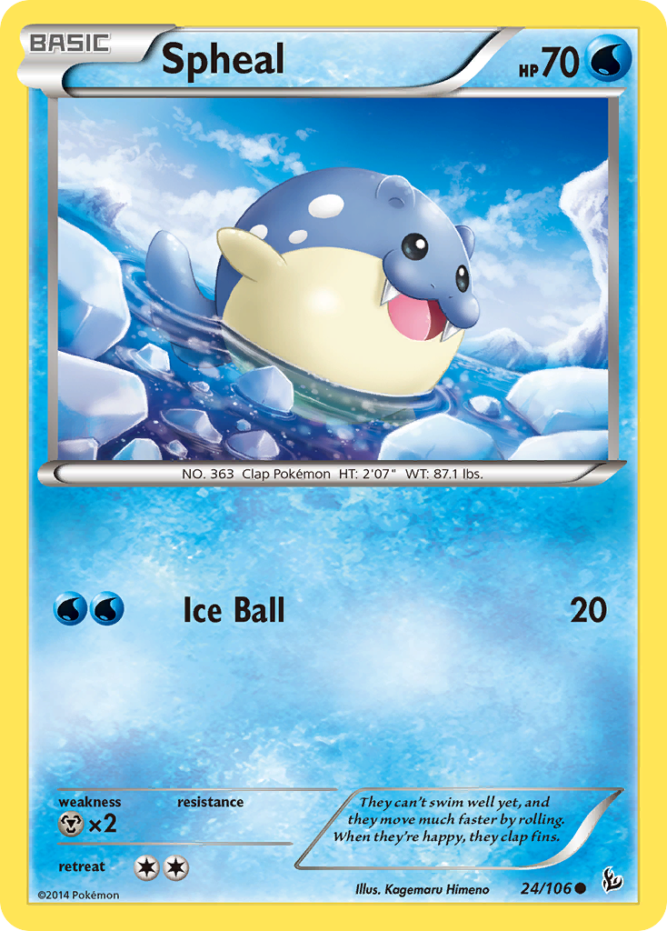 Spheal (24/106) [XY: Flashfire] | Golgari Games