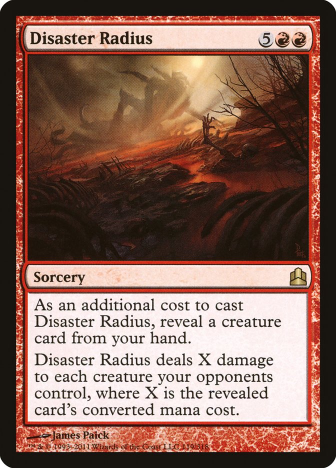 Disaster Radius [Commander 2011] | Local Legends