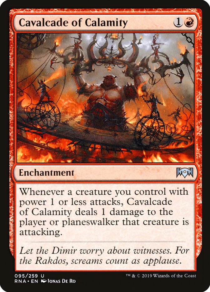 Cavalcade of Calamity [Ravnica Allegiance] | Golgari Games