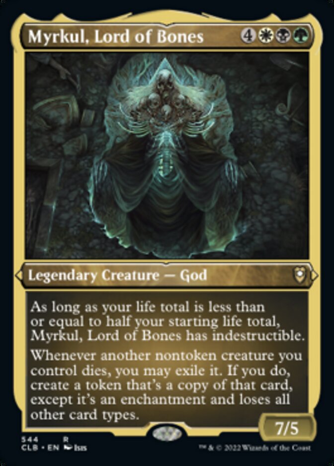 Myrkul, Lord of Bones (Foil Etched) [Commander Legends: Battle for Baldur's Gate] | Local Legends