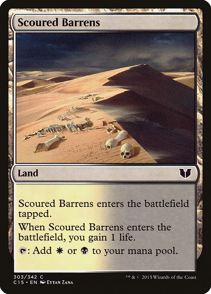 Scoured Barrens [Commander 2015] | Golgari Games