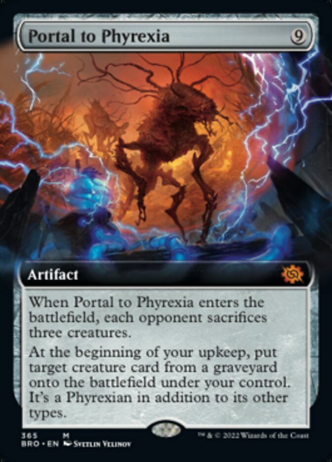 Portal to Phyrexia (Extended Art) [The Brothers' War] | Local Legends