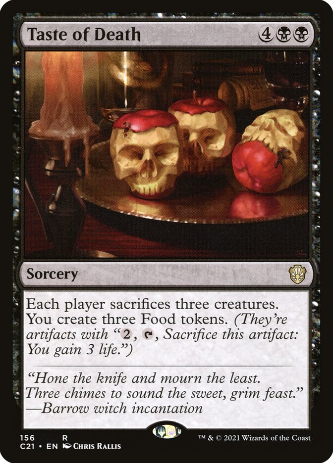 Taste of Death [Commander 2021] | Local Legends