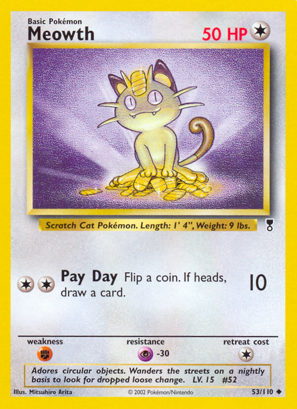 Meowth (53/110) [Legendary Collection] | Golgari Games