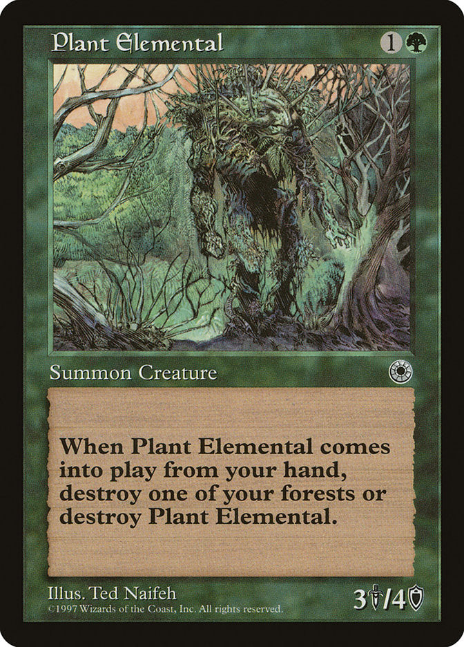 Plant Elemental [Portal] | Golgari Games