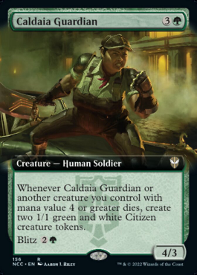 Caldaia Guardian (Extended Art) [Streets of New Capenna Commander] | Golgari Games