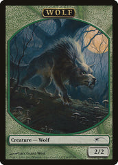 Human // Wolf Double-sided Token [Friday Night Magic 2012] | Local Legends