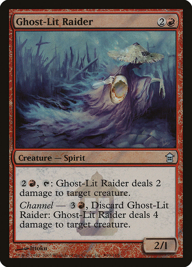 Ghost-Lit Raider [Saviors of Kamigawa Promos] | Golgari Games