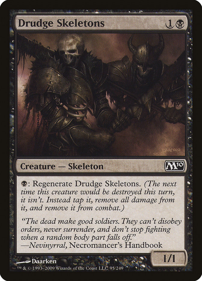 Drudge Skeletons [Magic 2010] | Golgari Games