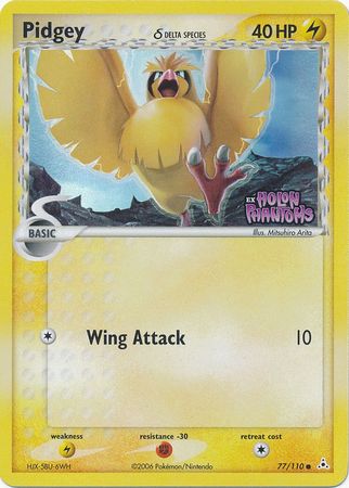 Pidgey (77/110) (Delta Species) (Stamped) [EX: Holon Phantoms] | Golgari Games