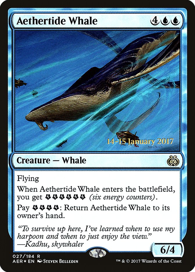 Aethertide Whale [Aether Revolt Prerelease Promos] | Golgari Games