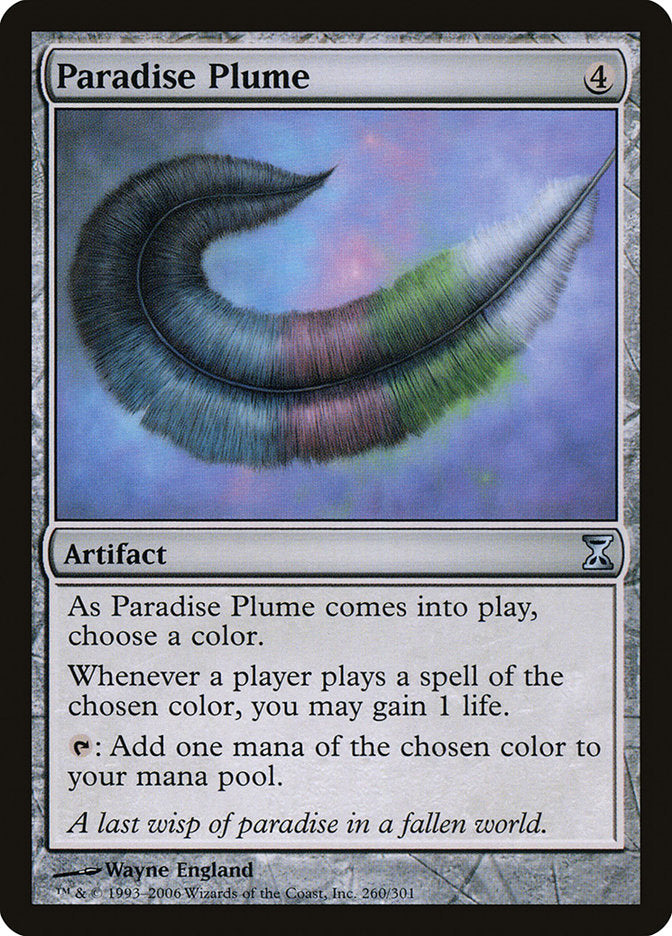 Paradise Plume [Time Spiral] | Golgari Games