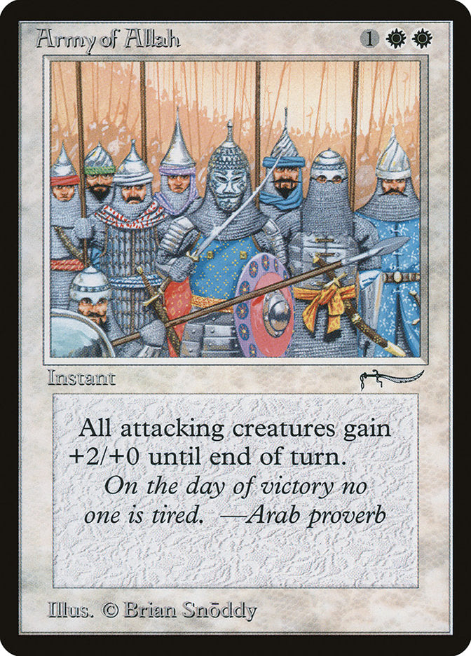 Army of Allah (Dark Mana Cost) [Arabian Nights] | Local Legends
