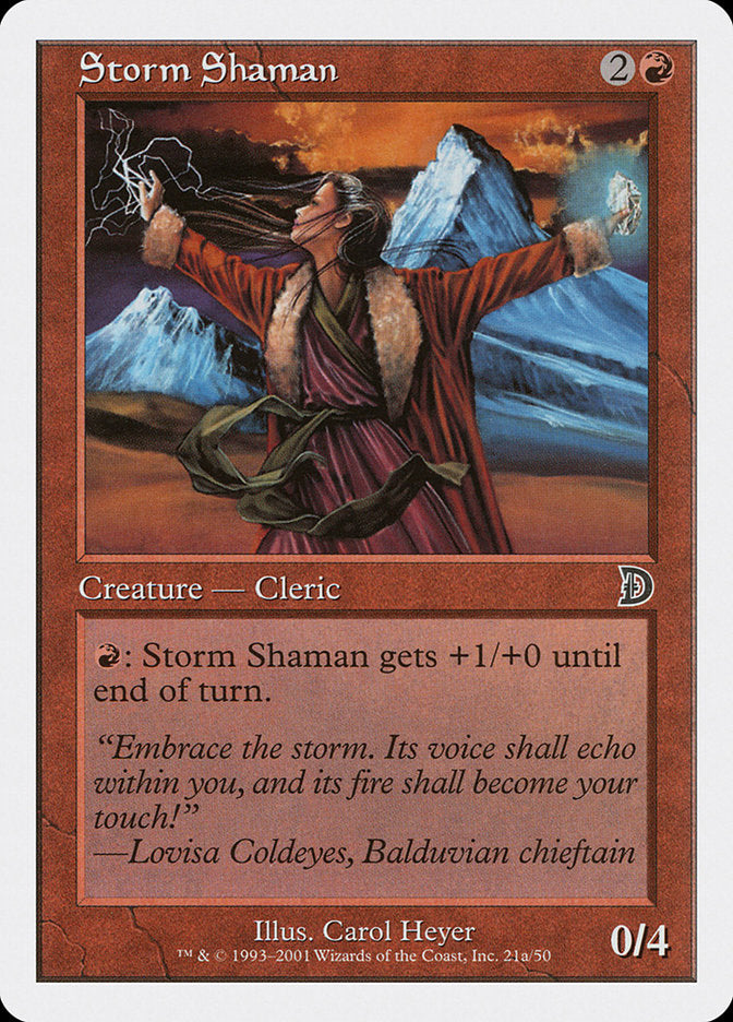 Storm Shaman (Female) [Deckmasters] | Local Legends