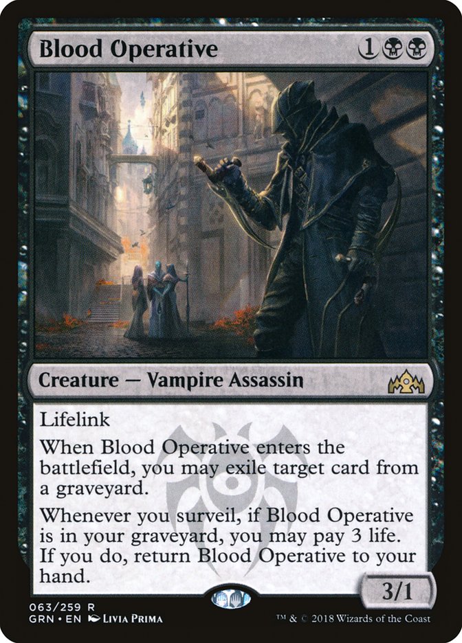 Blood Operative [Guilds of Ravnica] | Golgari Games