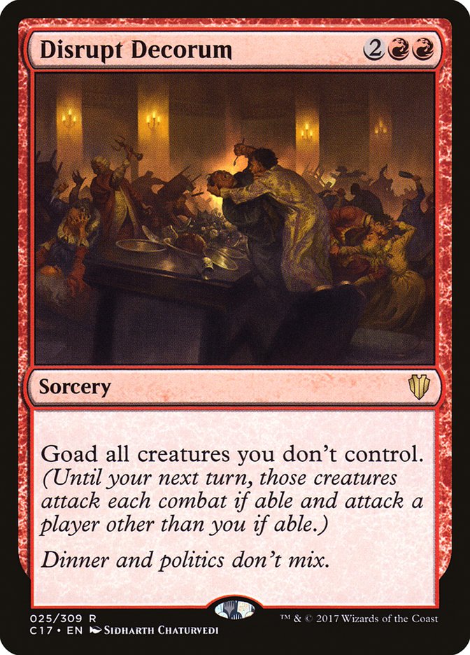 Disrupt Decorum [Commander 2017] | Local Legends