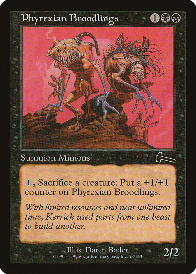 Phyrexian Broodlings [Urza's Legacy] | Golgari Games