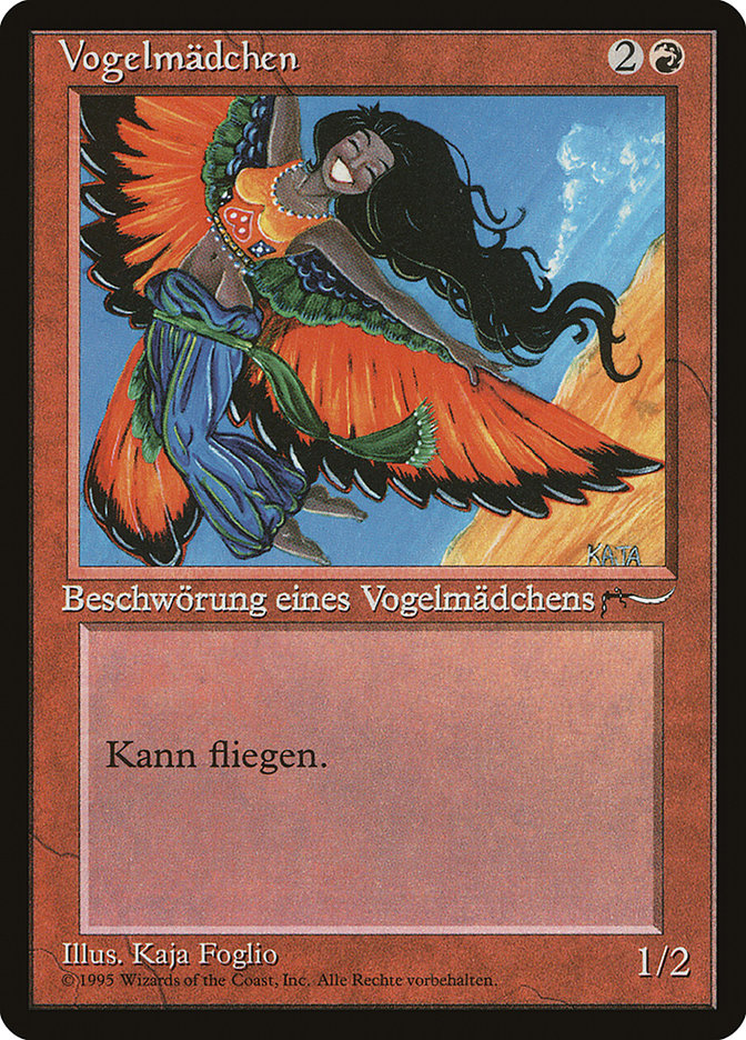 Bird Maiden (German) - "Vogelmadchen" [Renaissance] | Golgari Games