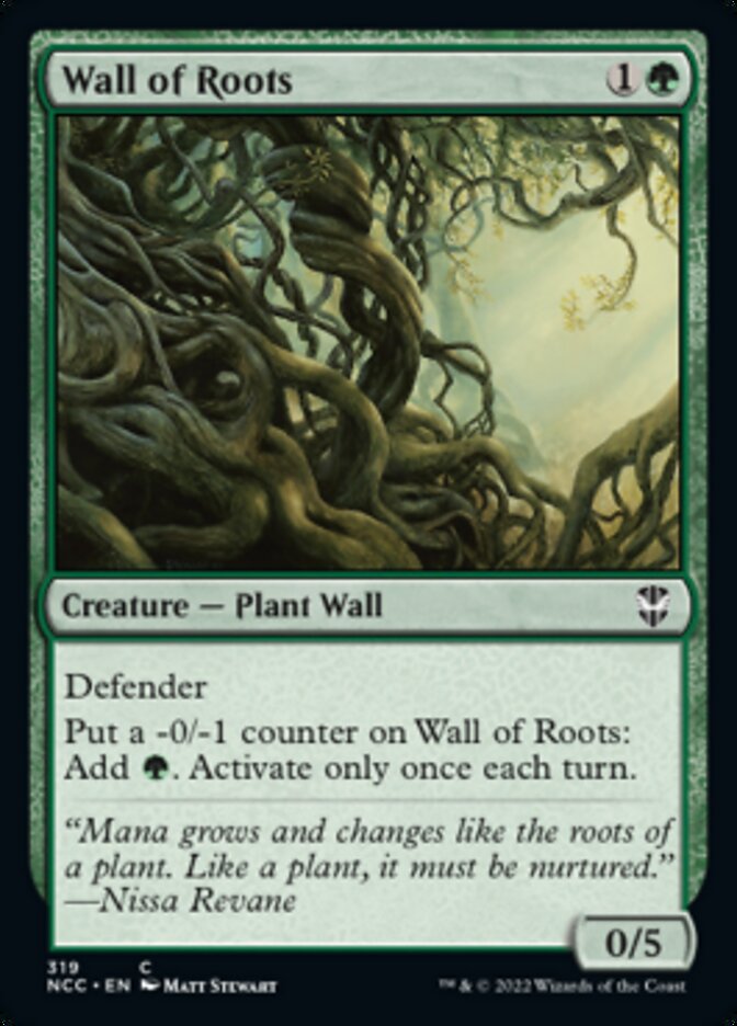 Wall of Roots [Streets of New Capenna Commander] | Golgari Games