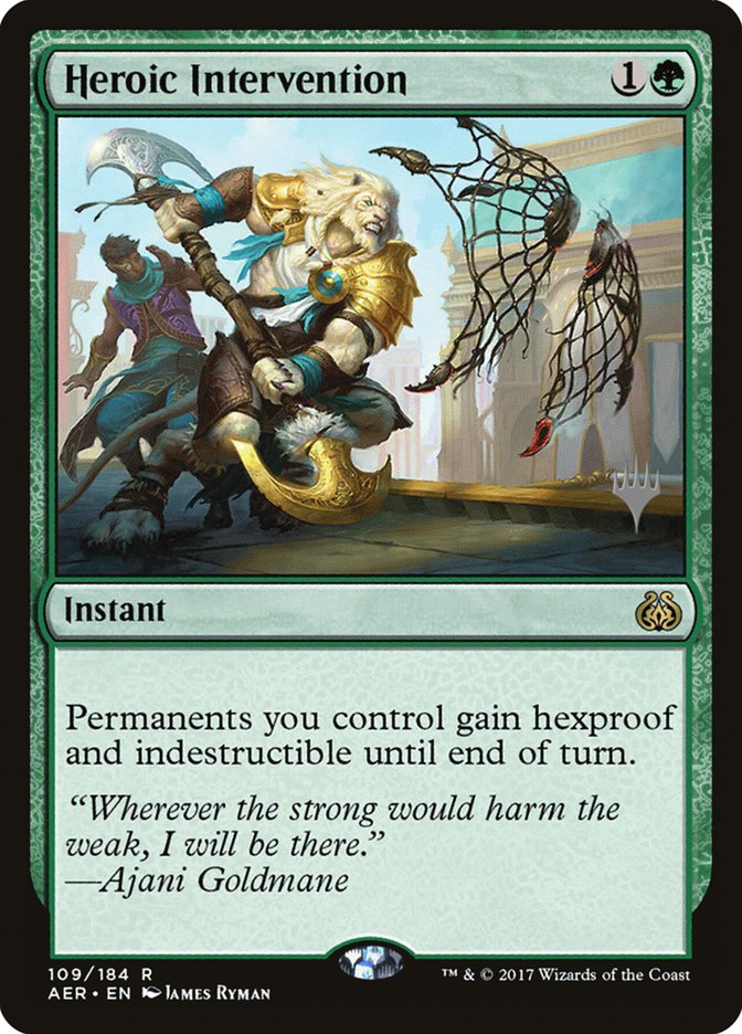 Heroic Intervention (Promo Pack) [Aether Revolt Promos] | Golgari Games