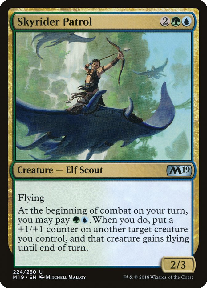 Skyrider Patrol [Core Set 2019] | Golgari Games