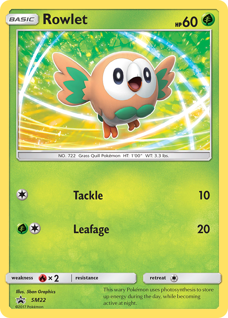 Rowlet (SM22) [Sun & Moon: Black Star Promos] | Golgari Games