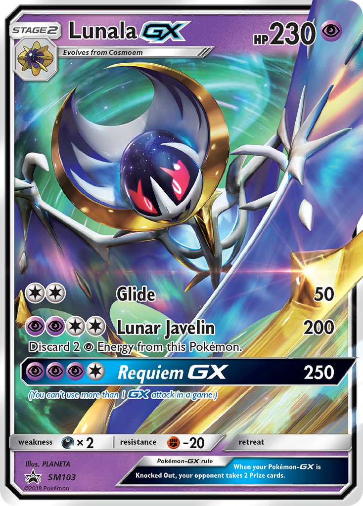 Lunala GX (SM103) [Sun & Moon: Black Star Promos] | Golgari Games