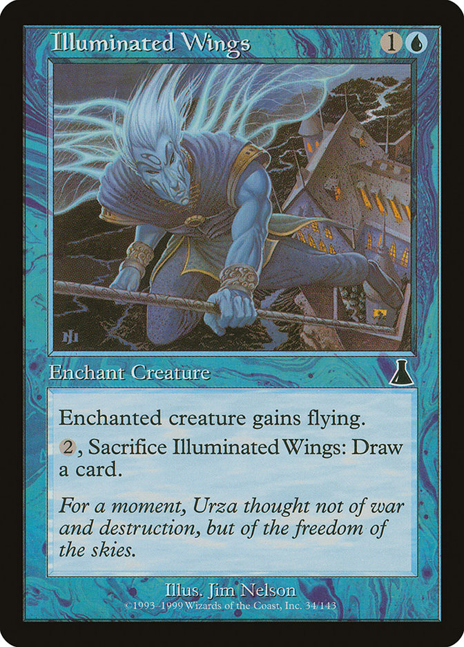 Illuminated Wings [Urza's Destiny] | Golgari Games