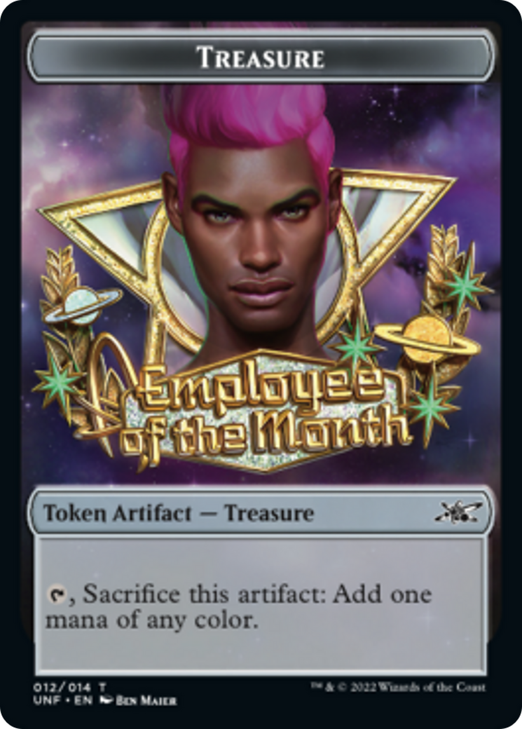 Teddy Bear // Treasure (012) Double-sided Token [Unfinity Tokens] | Golgari Games