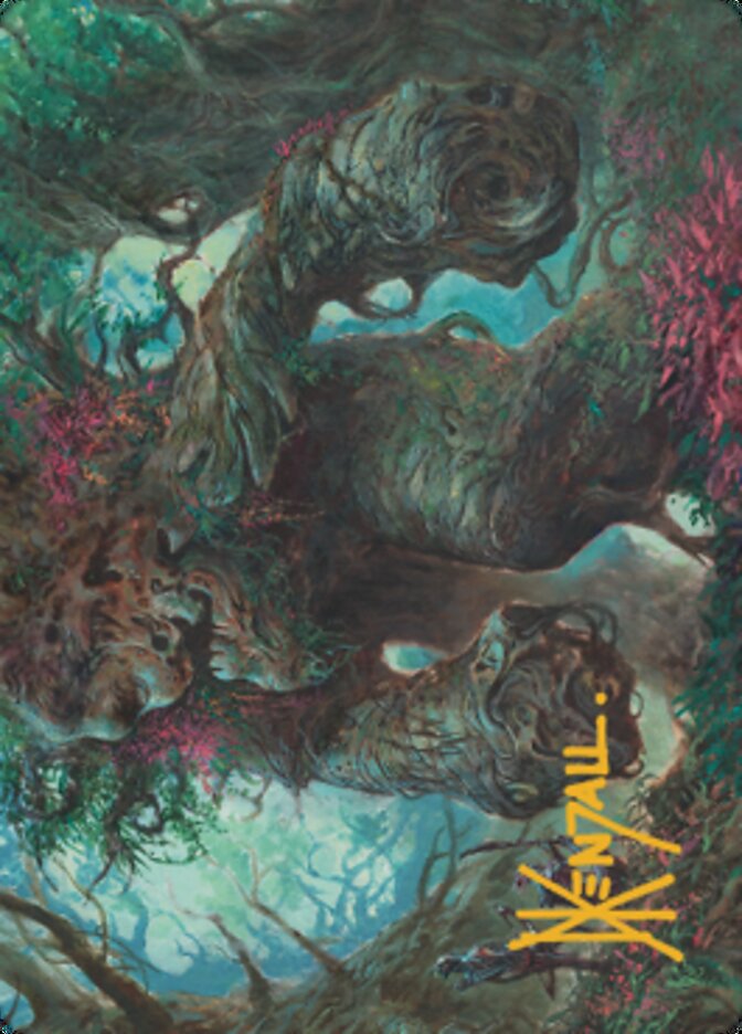 Magnigoth Sentry Art Card (Gold-Stamped Signature) [Dominaria United Art Series] | Local Legends