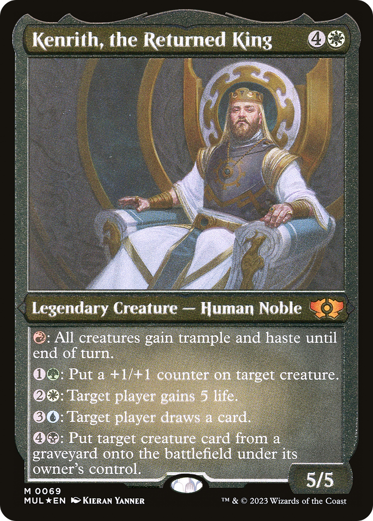 Kenrith, the Returned King (Foil Etched) [Multiverse Legends] | Golgari Games