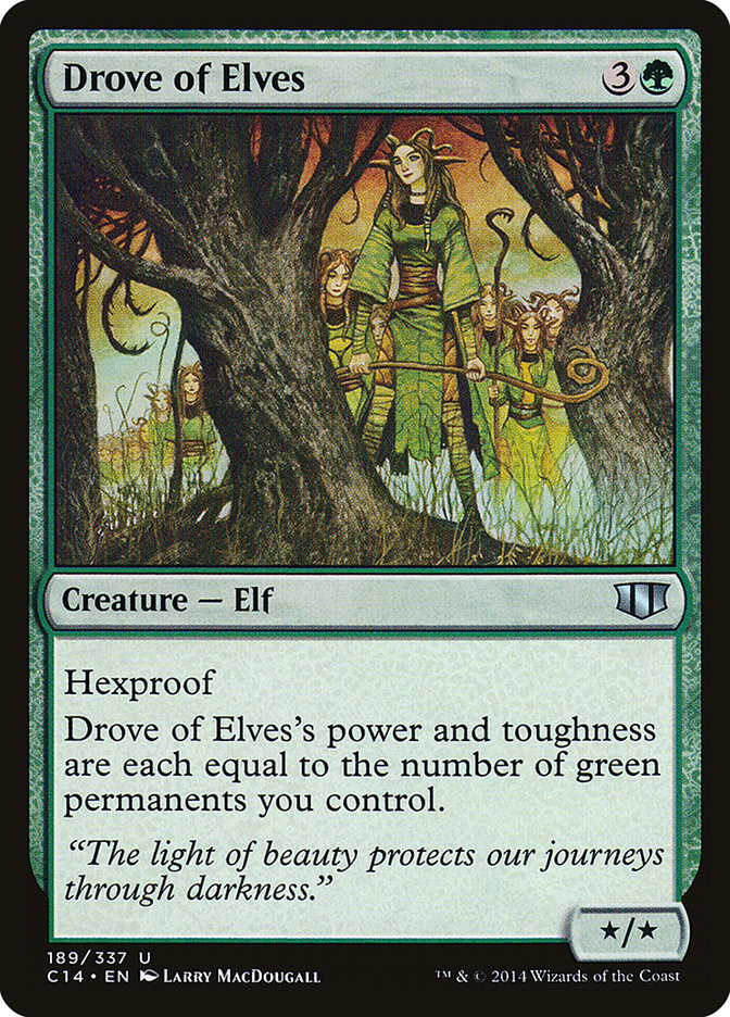 Drove of Elves [Commander 2014] | Golgari Games