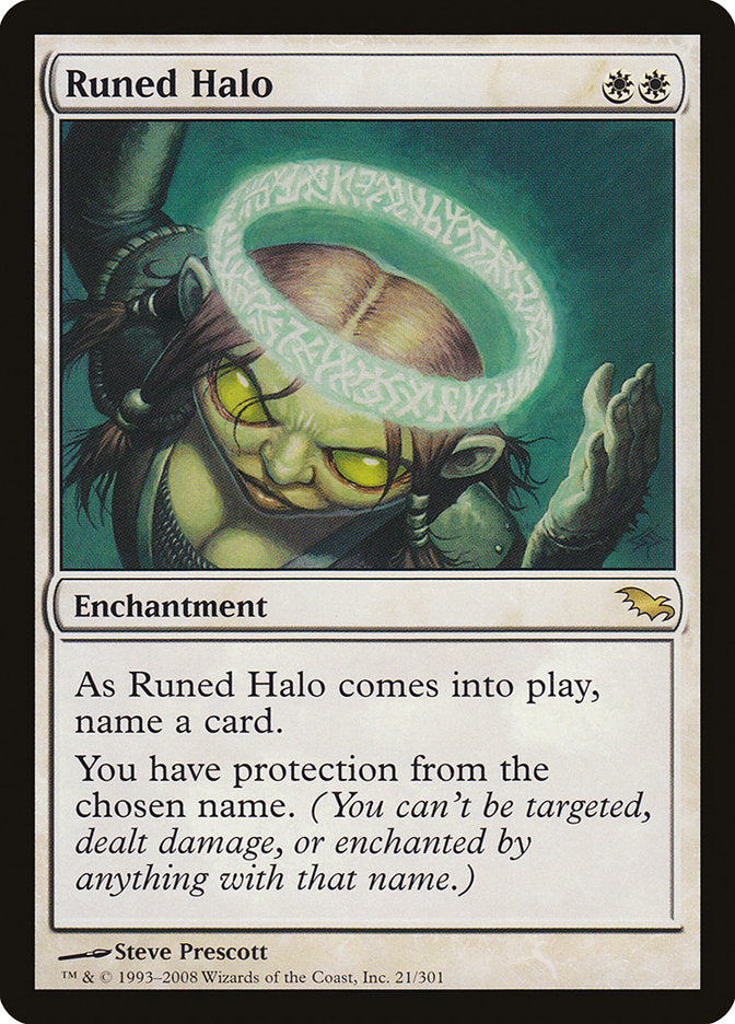 Runed Halo [Shadowmoor] | Golgari Games