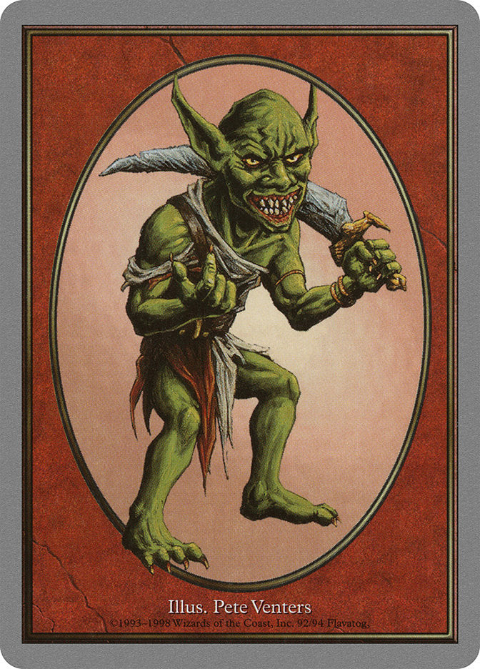 Goblin Token [Unglued Tokens] | Golgari Games