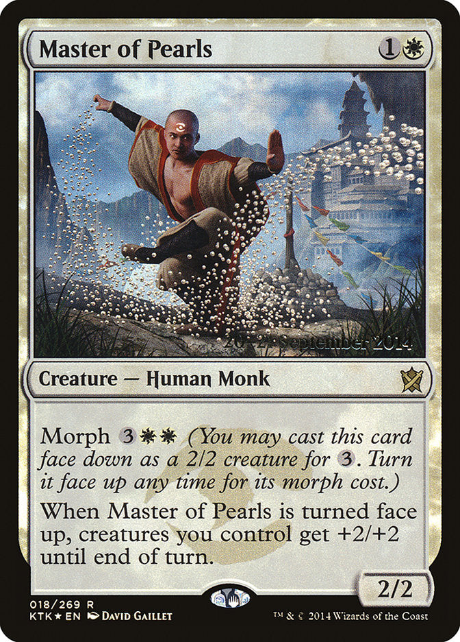 Master of Pearls [Khans of Tarkir Prerelease Promos] | Golgari Games