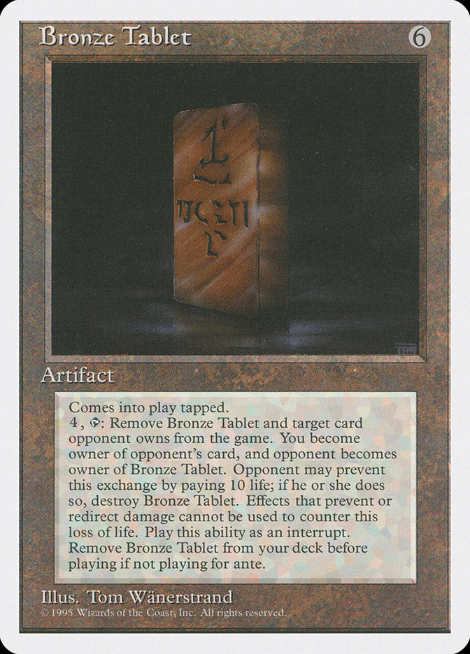 Bronze Tablet [Fourth Edition] | Local Legends