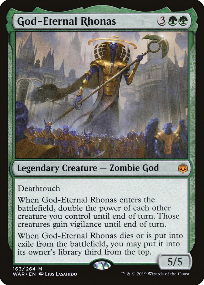 God-Eternal Rhonas [War of the Spark] | Golgari Games