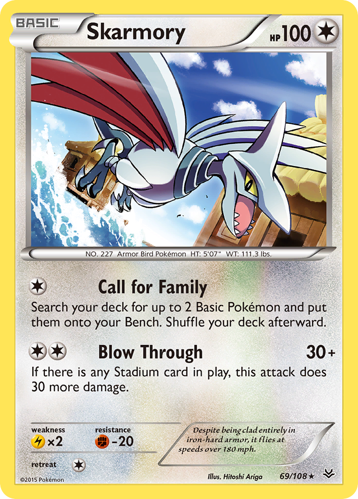 Skarmory (69/108) [XY: Roaring Skies] | Golgari Games