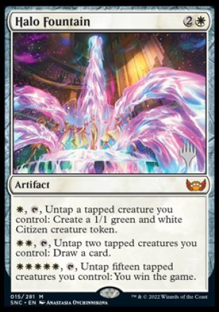Halo Fountain (Promo Pack) [Streets of New Capenna Promos] | Local Legends