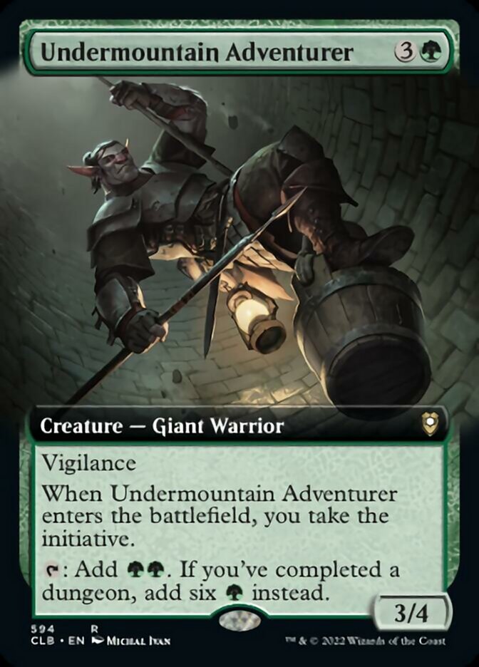 Undermountain Adventurer (Extended Art) [Commander Legends: Battle for Baldur's Gate] | Golgari Games