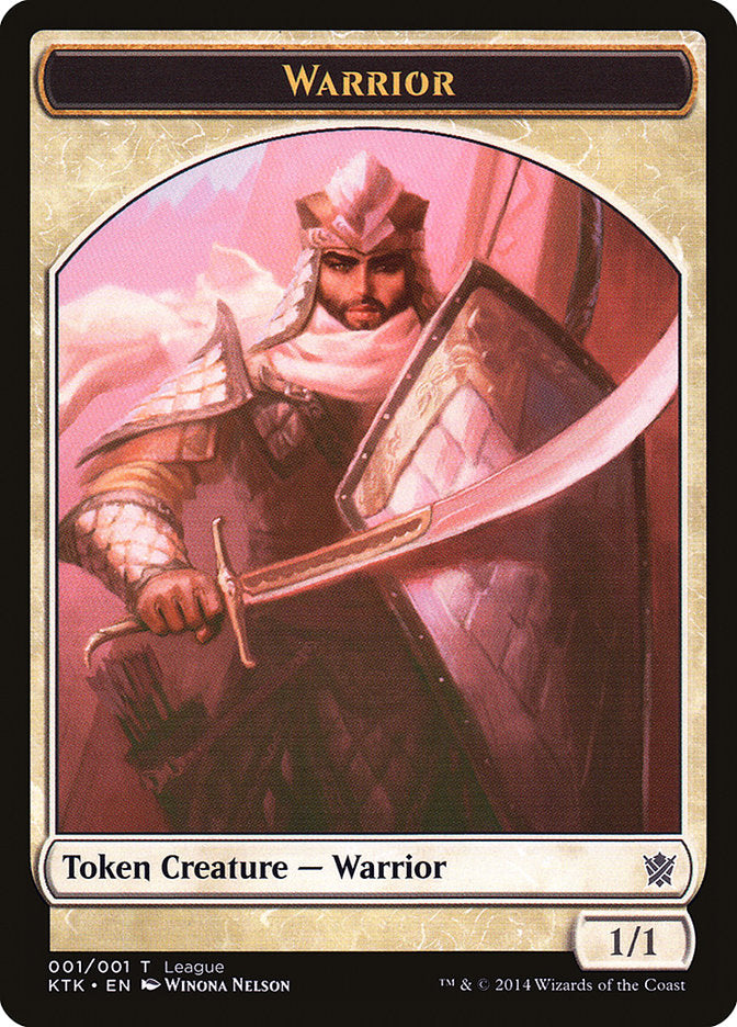 Warrior Token [League Tokens 2014] | Golgari Games