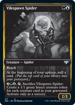 Vilespawn Spider [Innistrad: Double Feature] | Golgari Games