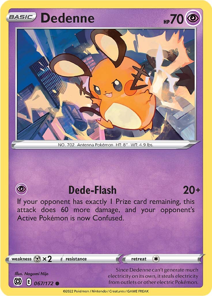 Dedenne (067/172) [Sword & Shield: Brilliant Stars] | Golgari Games