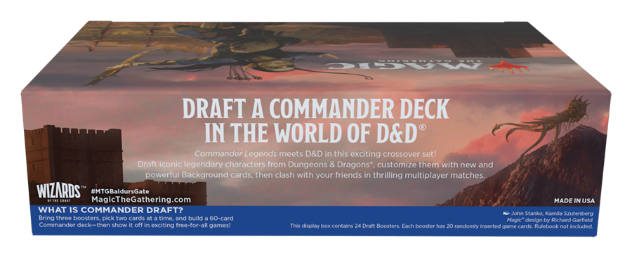 Commander Legends: Battle for Baldur's Gate - Draft Booster Case | Local Legends
