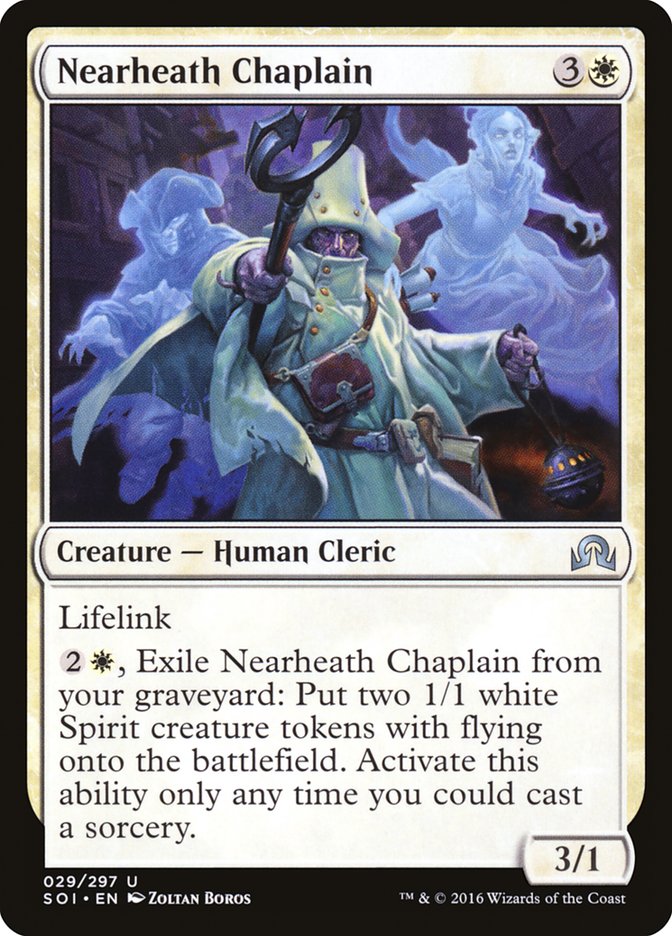 Nearheath Chaplain [Shadows over Innistrad] | Golgari Games